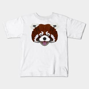 Red Panda with Tongue out Kids T-Shirt